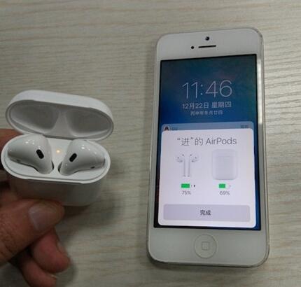 苹果无线耳机的连接方法