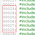 source insight使用时代码显示行数的设置方法