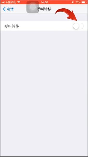 苹果手机中设置呼叫转移的具体操作步骤