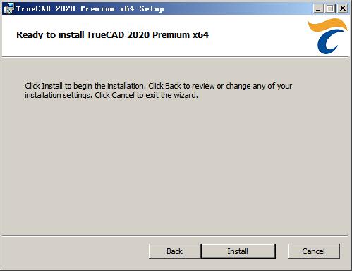TrueCAD Premium 2020软件的安装详细操作过程