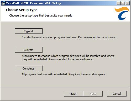 TrueCAD Premium 2020软件的安装详细操作过程