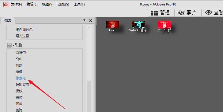 ACDSee在图片上加马赛克的具体使用教程