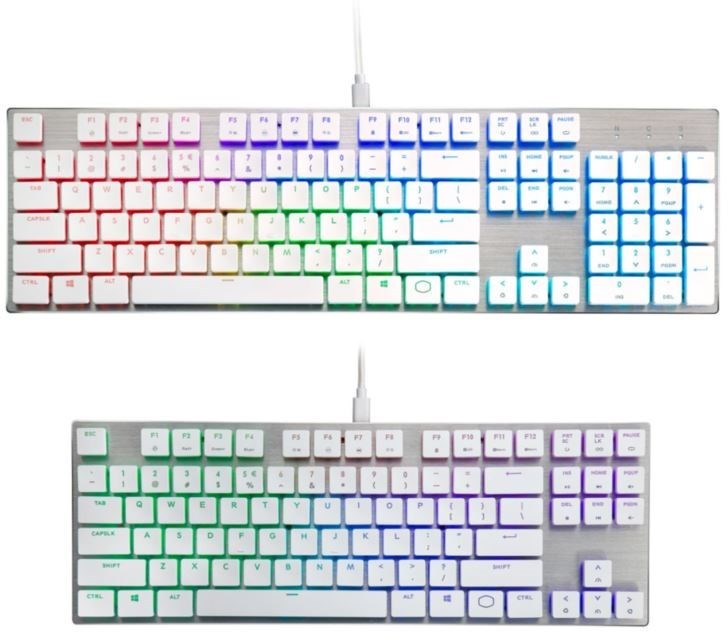 酷冷至尊带来SK系列白色版机械键盘