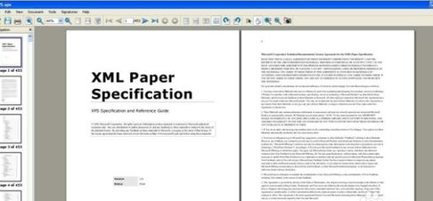 xps viewer文件打开的操作教程