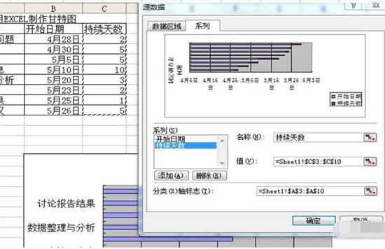 Excel制作完整甘特图的方法步骤