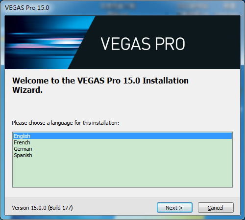 Vegas Pro 15安装的详细步骤