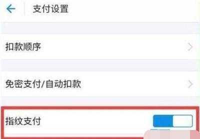 iqoopro手机支付宝指纹支付的具体设置方法