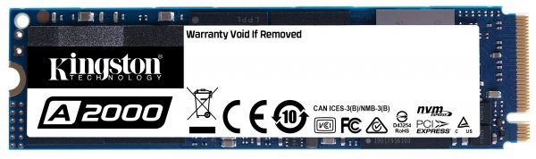 金士顿A2000 NVMe PCIe SSD来了：1TB版99美元