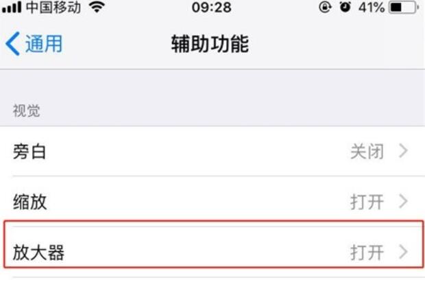 iPhone11pro max中放大器的开启方法步骤