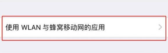 iPhone11pro max设置应用禁止使用流量的方法步骤