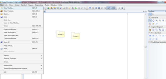 Power Designer建立多维数据模型的相关操作步骤