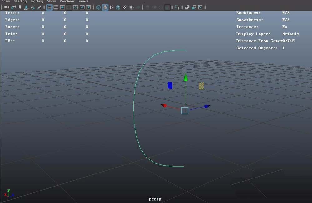 maya提取polygons上线的方法步骤