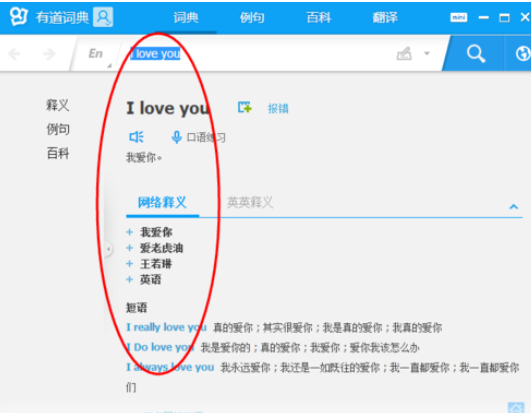 有道词典翻译单词或句子的相关操作方法