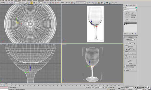 3dmax2013制作逼真玻璃杯的详细使用