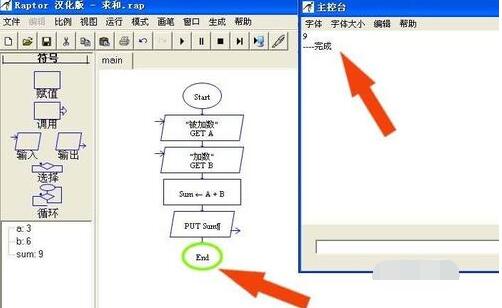 Raptor设计程序流程图并运行的具体操作步骤