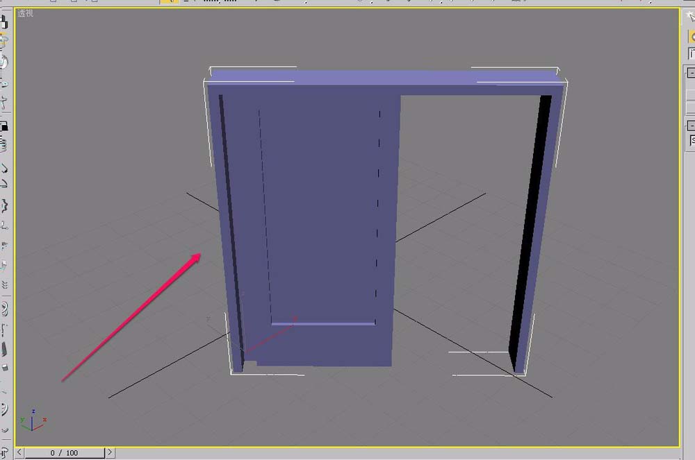 3Ds MAX快速建模推拉门的操作步骤