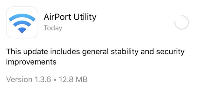 AirPort Utility 1.3更新 iOS 13兼容性及稳定性获改善