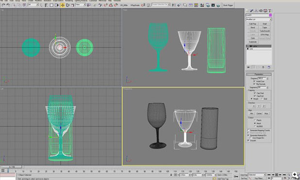 3dmax2013制作逼真玻璃杯的详细使用