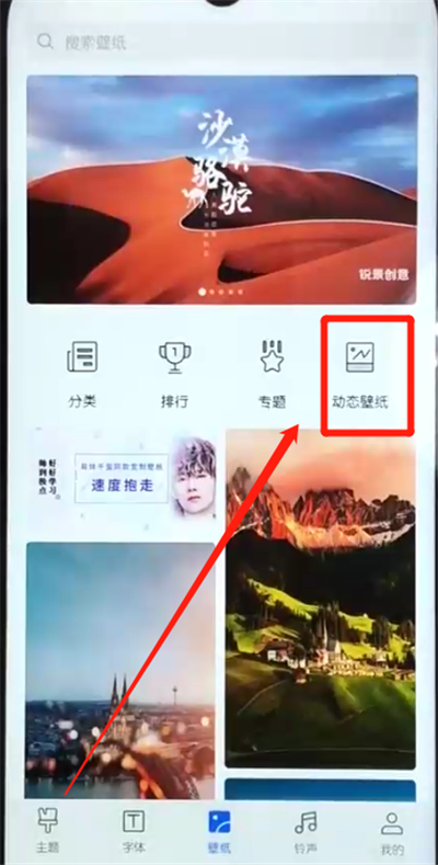 荣耀10青春版设置动态壁纸的操作教程