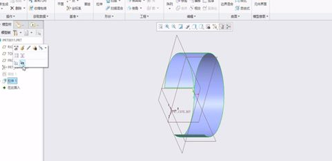 Creo将元件隐藏或显示的操作方法