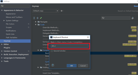 intellij idea设置代码自动提示快捷键的详细方法.
