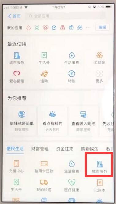 支付宝查询车辆违章信息的操作方法