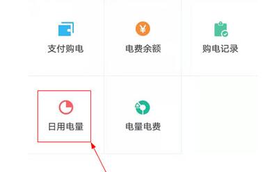 掌上电力查日用电的操作方法