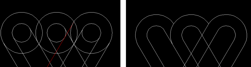 AutoCAD制作双心形图形的操作方法