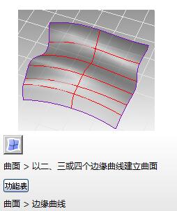 Rhino构建曲面的操作步骤