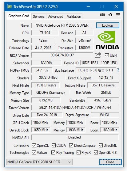 GPU-Z带来下载v2.29.0版本：新增一大批设备
