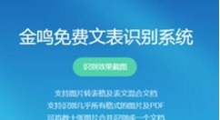 金鸣文表识别系统识别图片文字的详细方法