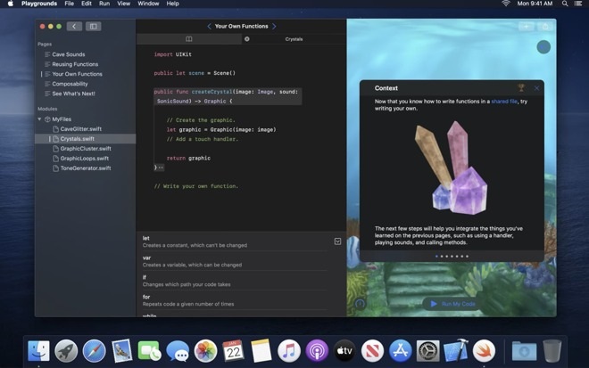苹果Swift Playgrounds第一次上线Mac