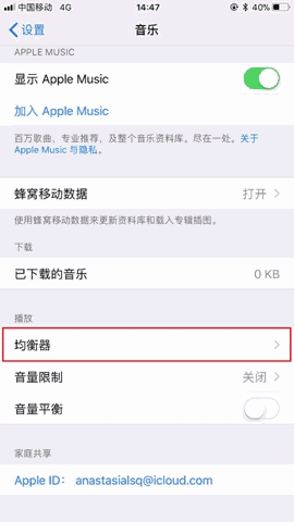 iPhone中开启音乐播放类型的详细步骤