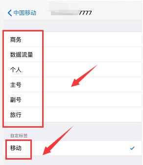 iPhoneXR中设置双卡标签的详细步骤
