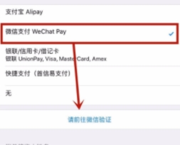 苹果手机绑定微信付款的操作教程