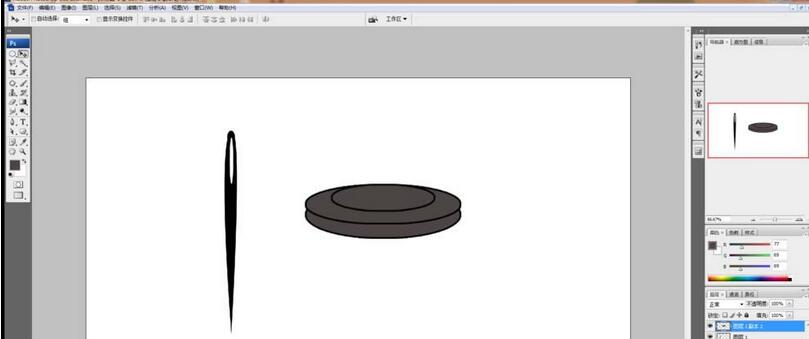 photoshop制作穿针引线风格海报的操作方法