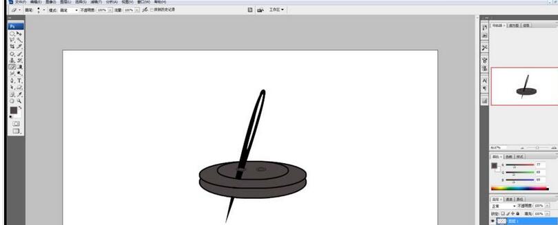 photoshop制作穿针引线风格海报的操作方法