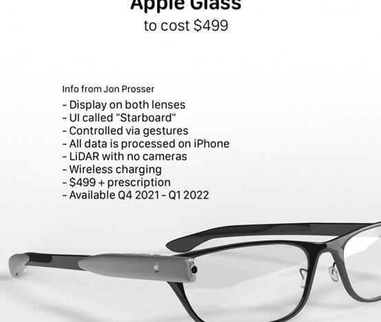 苹果第一款VR设备眼镜搭载定制iOS系统