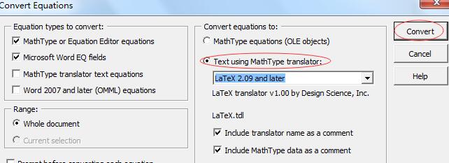 MathType通过复制转换公式为LaTeX代码的详细方法