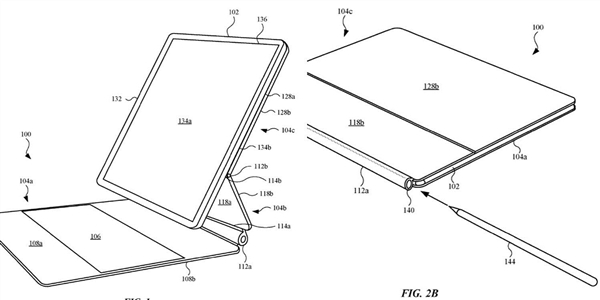 苹果规划一款新妙控键盘套 转轴处开辟Apple Pencil插槽。