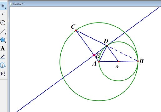 几何画板通过文字说明作出相应图形的操作步骤