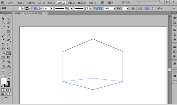 adobe illustrator cs6使用透视网格工具制作三维图片的操作教程