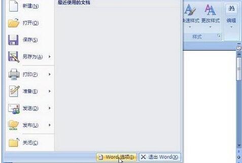 word2007设置键入内容替换所选文字的简单操作