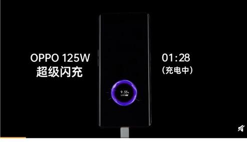 OPPO 125W快充测试:13分钟完全充满!