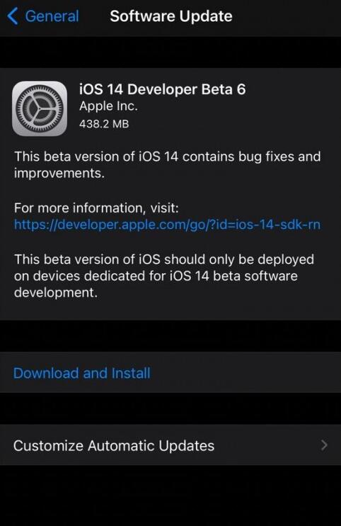 iOS/iPadOS 14 Beta 6上线：加入空间音频