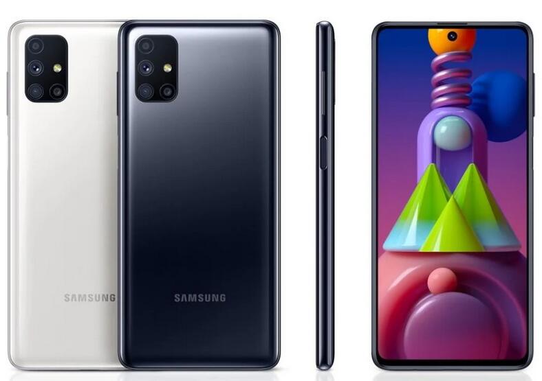中端智能设备Galaxy M51配置外观曝光：电池容量达7000mAh