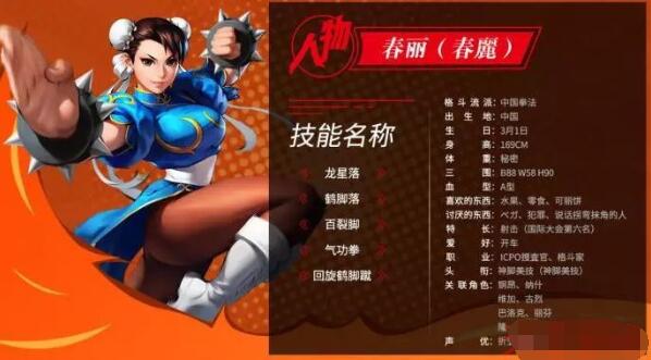 街霸对决春丽连招 春丽的经典招式技巧攻略