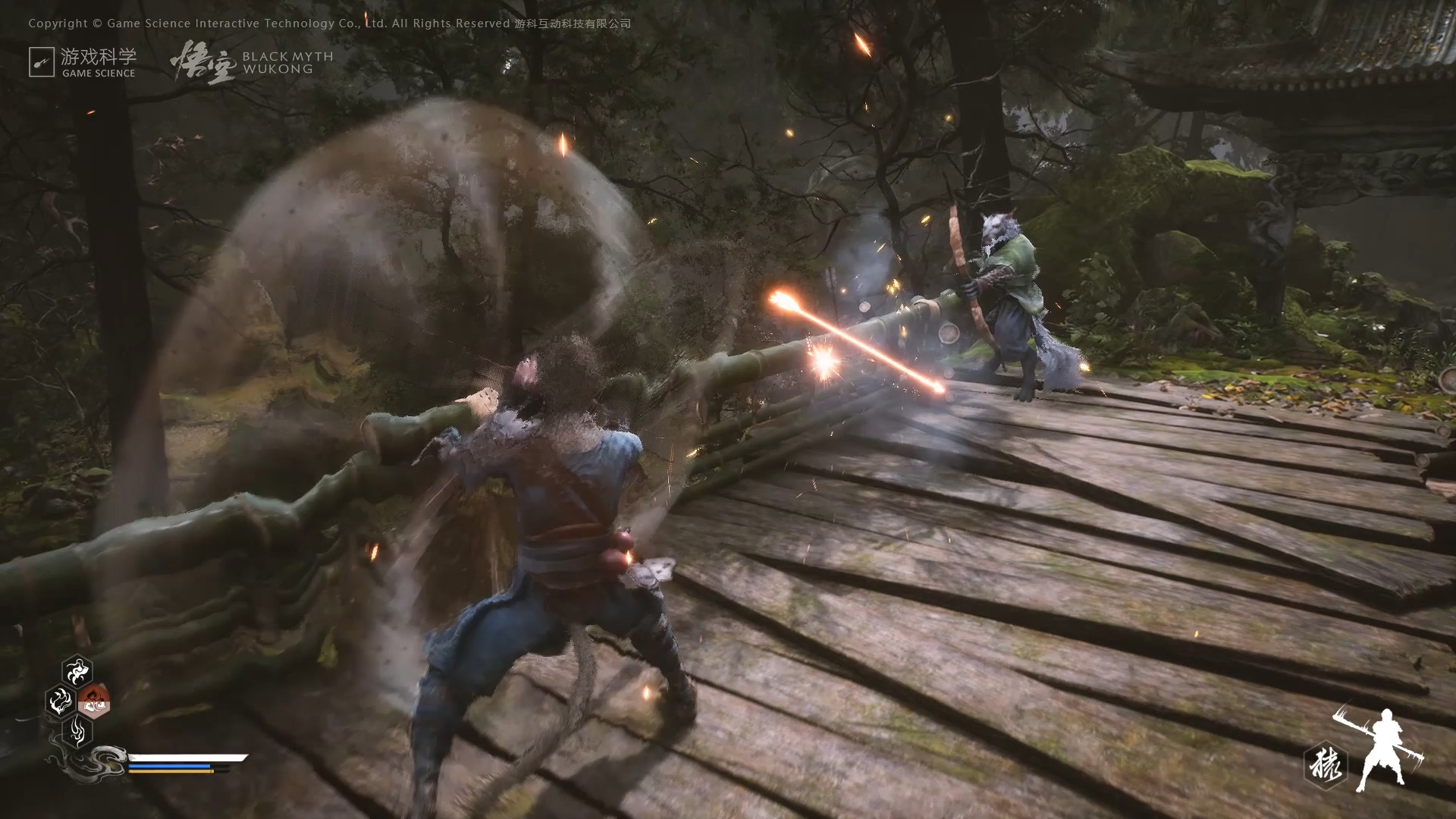 《黑神话：悟空》发布实机演示 玩法非常精彩