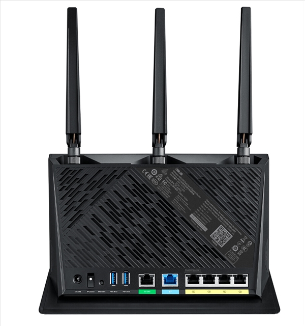 华硕带来两款游戏级Wi-Fi6路由：自带2.5G口