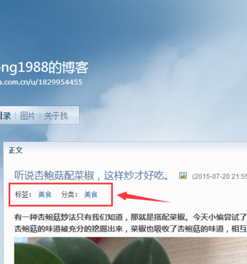 新浪博客里修改已发布博文分类的教程步骤